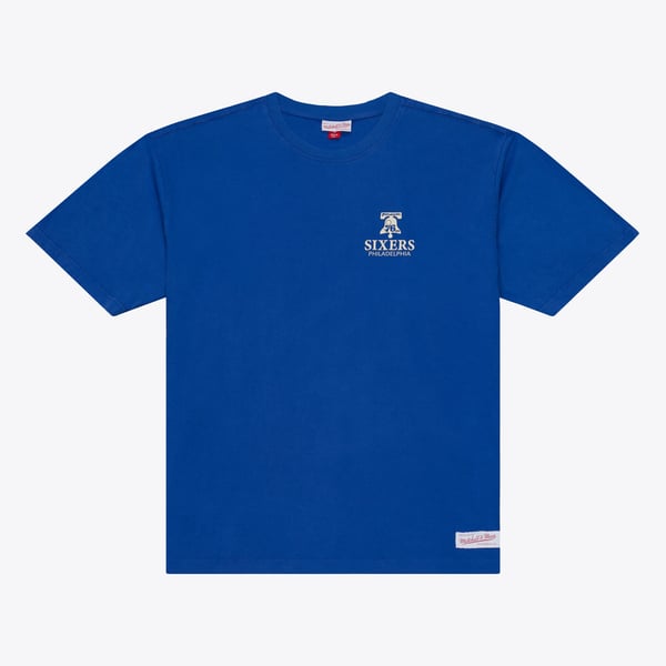 Футболка Philadelphia 76ers Mitchell & Ness Royal Core Essentials