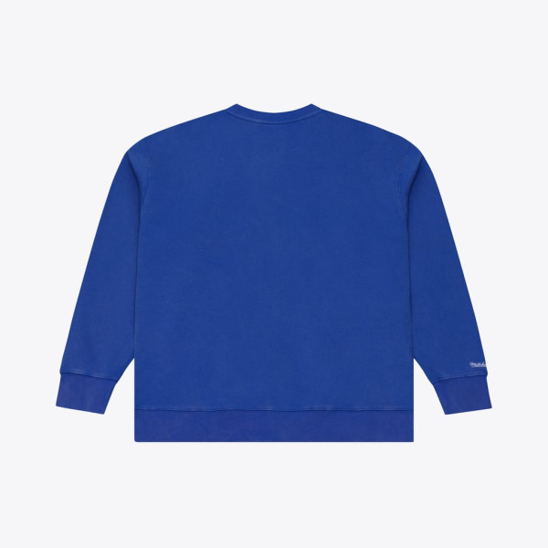 Женская свитшот Orlando Magic Mitchell & Ness Blue Core Essentials Micro Logo Fleece