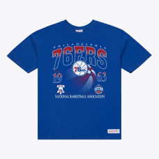 Футболка Philadelphia 76ers Mitchell & Ness Royal Core Graphic