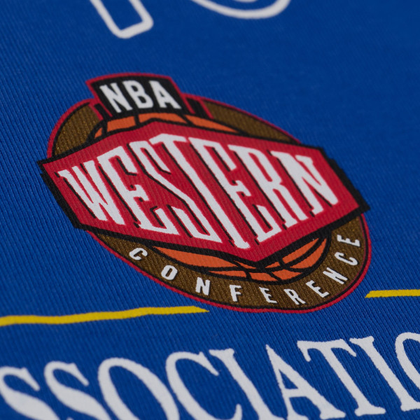 Футболка Golden State Warriors Mitchell & Ness Royal Core Graphic