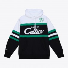 Boston Celtics Mitchell & Ness Black Head Coach Hoodie