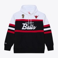Chicago Bulls Mitchell & Ness Black Head Coach Hoodie