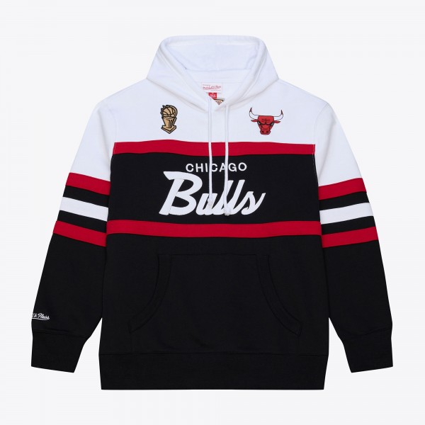 Chicago Bulls Mitchell & Ness Black Head Coach Hoodie