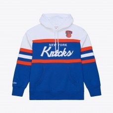 New York Knicks Mitchell & Ness Royal Head Coach Hoodie