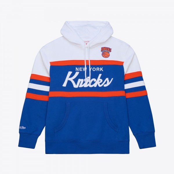 New York Knicks Mitchell & Ness Royal Head Coach Hoodie