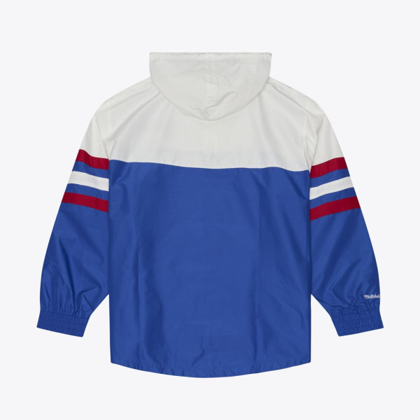 Ветровка Philadelphia 76ers Mitchell & Ness Royal Head Coach Lightweight Anorak Quarter-Zip
