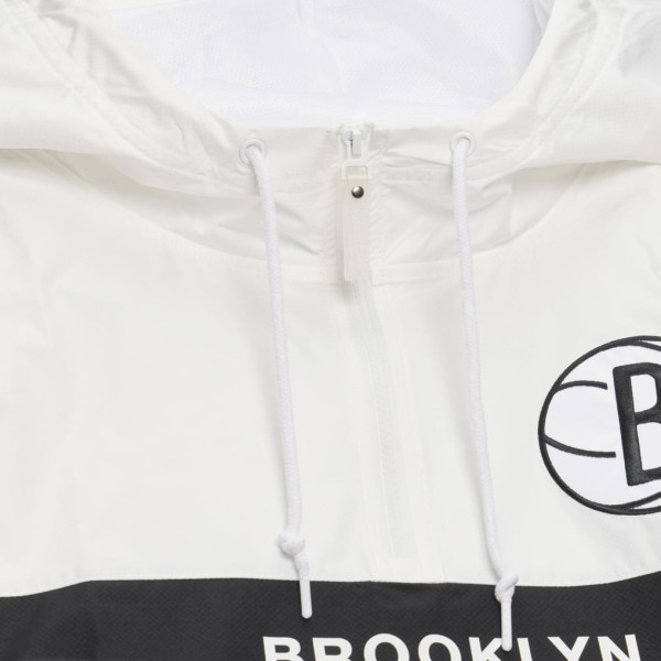 Ветровка Brooklyn Nets Mitchell & Ness Black Head Coach Lightweight Anorak Quarter-Zip