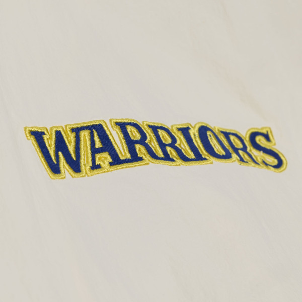 Рубашка Golden State Warriors Mitchell & Ness Cream Retro Root Coaches Jacket