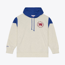 Толстовка Philadelphia 76ers Mitchell & Ness Cream French Terry