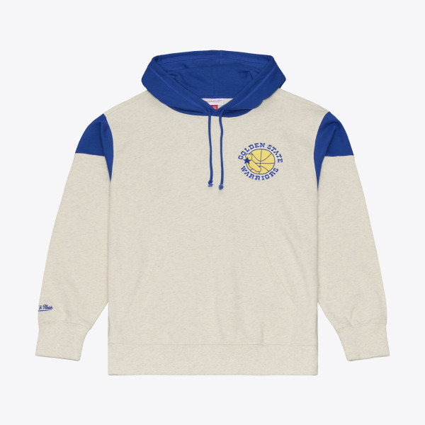 Толстовка Golden State Warriors Mitchell & Ness Cream French Terry