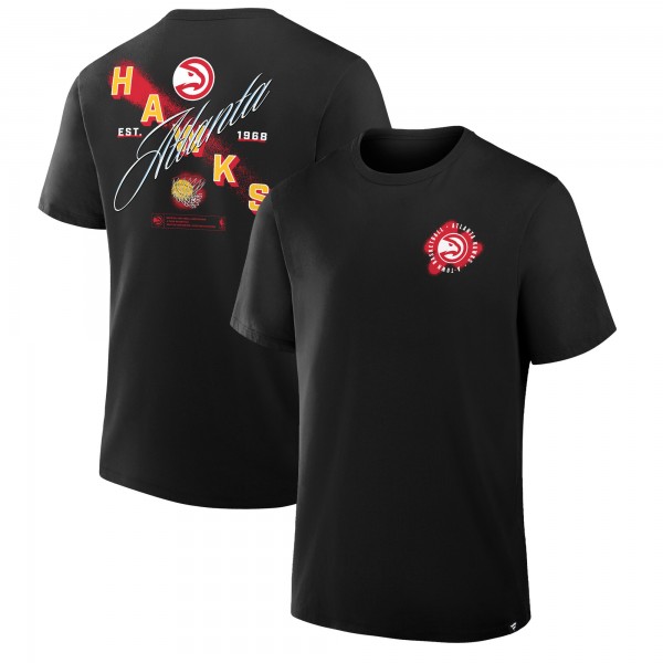 Atlanta Hawks Black SOS T-Shirt