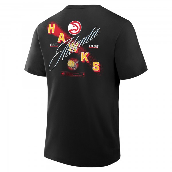 Atlanta Hawks Black SOS T-Shirt