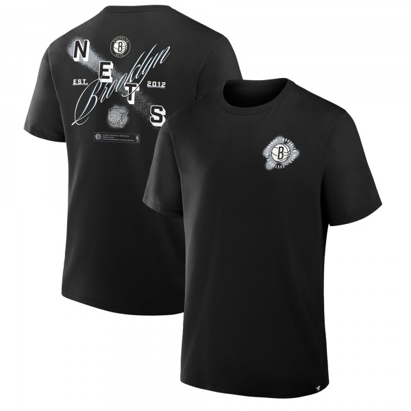 Brooklyn Nets Black SOS T-Shirt