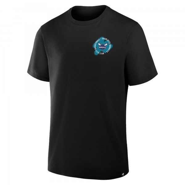 Charlotte Hornets Black SOS T-Shirt