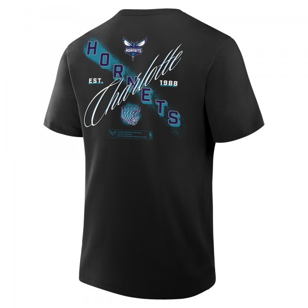 Charlotte Hornets Black SOS T-Shirt