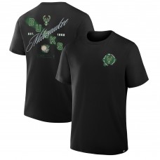 Milwaukee Bucks Black SOS T-Shirt