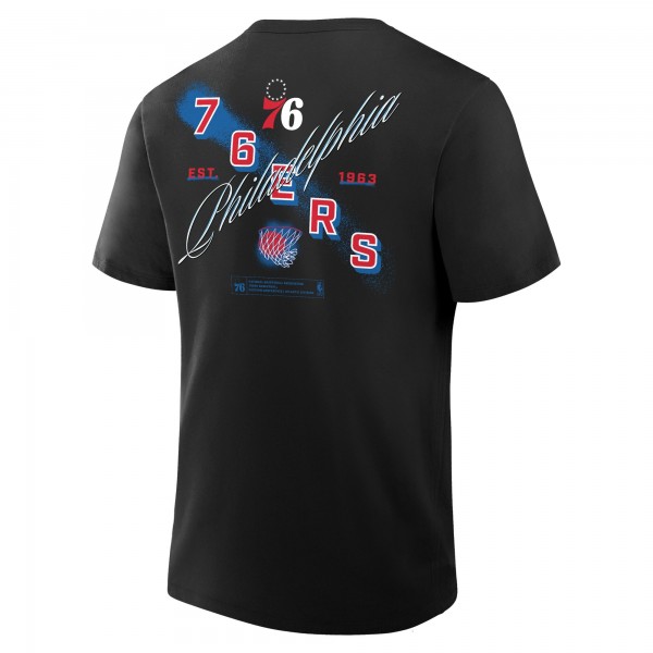 Philadelphia 76ers Black SOS T-Shirt