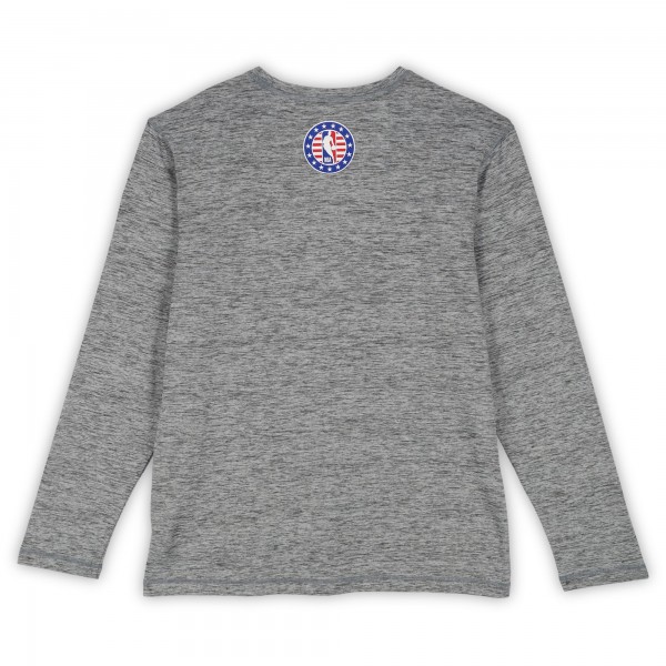 Boston Celtics Fanatics Authentic Team-Issued Gray Hoops For Troops Long Sleeve Shirt from the 2025-26 NBA Season