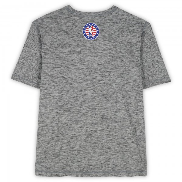Boston Celtics Fanatics Authentic Team-Issued Gray Hoops For Troops Short Sleeve Shirt from the 2025-26 NBA Season