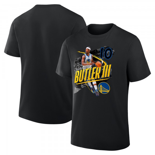 Golden State Warriors Jimmy Butler III Black Start of Season T-Shirt