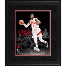 RJ Barrett Toronto Raptors Facsimile Signature Fanatics Authentic Framed 11 x 14 Spotlight Photograph