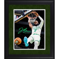 Jaylen Brown Boston Celtics Facsimile Signature Fanatics Authentic Framed 11 x 14 Spotlight Photograph