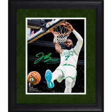 Jaylen Brown Boston Celtics Facsimile Signature Fanatics Authentic Framed 11 x 14 Spotlight Photograph