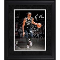 Nic Claxton Brooklyn Nets Facsimile Signature Fanatics Authentic Framed 11 x 14 Spotlight Photograph