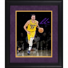 Luka Dončić Los Angeles Lakers Facsimile Signature Fanatics Authentic Framed 11 x 14 Spotlight Photograph