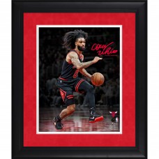 Coby White Chicago Bulls Facsimile Signature Fanatics Authentic Framed 11 x 14 Spotlight Photograph