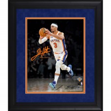 Josh Hart New York Knicks Facsimile Signature Fanatics Authentic Framed 11 x 14 Spotlight Photograph