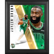 Jaylen Brown Boston Celtics Fanatics Authentic Framed 13 x 16 Radiance Collage