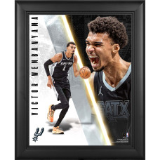 Victor Wembanyama San Antonio Spurs Fanatics Authentic Framed 13 x 16 Radiance Collage