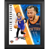 Jalen Brunson New York Knicks Fanatics Authentic Framed 13 x 16 Radiance Collage