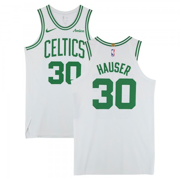 Sam Hauser Boston Celtics Fanatics Authentic Game-Used #30 White Nike Jersey vs. Memphis Grizzlies on November 12, 2025 - Size 48+4