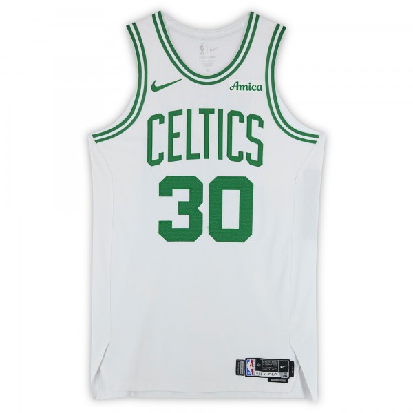 Sam Hauser Boston Celtics Fanatics Authentic Game-Used #30 White Nike Jersey vs. Memphis Grizzlies on November 12, 2025 - Size 48+4