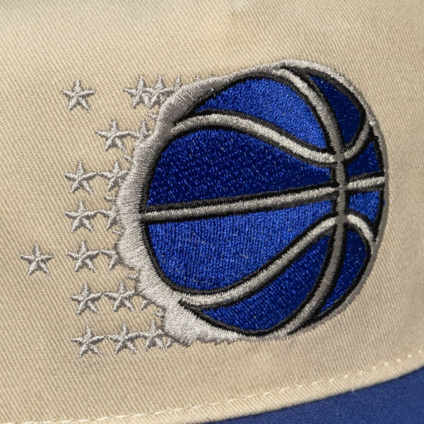 Бейсболка Orlando Magic Mitchell & Ness Cream Hardwood Classics Retro Roots