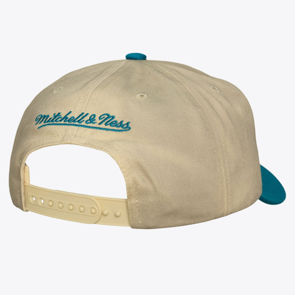 Бейсболка Charlotte Hornets Mitchell & Ness Cream Hardwood Classics Retro Roots