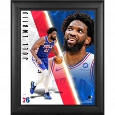 Joel Embiid Philadelphia 76ers Fanatics Authentic Framed 13 x 16 Radiance Collage