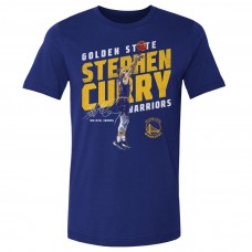 Golden State Warriors Stephen Curry 500 Level Royal Slant T-Shirt