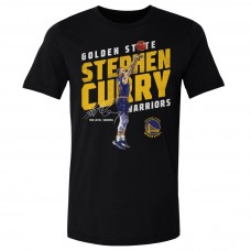 Golden State Warriors Stephen Curry 500 Level Black Slant T-Shirt