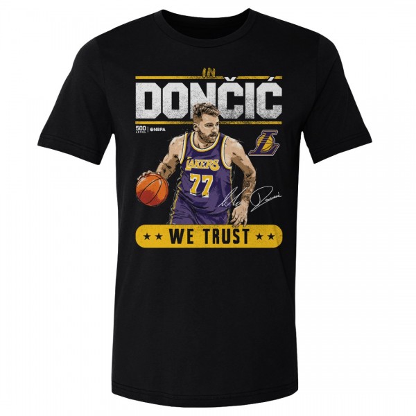 Футболка Los Angeles Lakers Luka Dončić 500 Level Black Trust