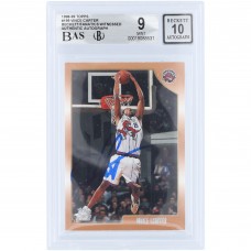 Vince Carter Toronto Raptors Autographed 1998-99 Topps #199 Beckett Fanatics Witnessed Authenticated 9/10 Rookie Card