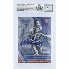 Walt Frazier New York Knicks Autographed 2016-17 Panini Absolute Memorabilia #156 #/999 Beckett Fanatics Witnessed Authenticated 10 Card