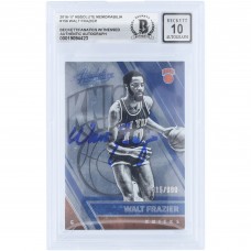 Walt Frazier New York Knicks Autographed 2016-17 Panini Absolute Memorabilia #156 #/999 Beckett Fanatics Witnessed Authenticated 10 Card
