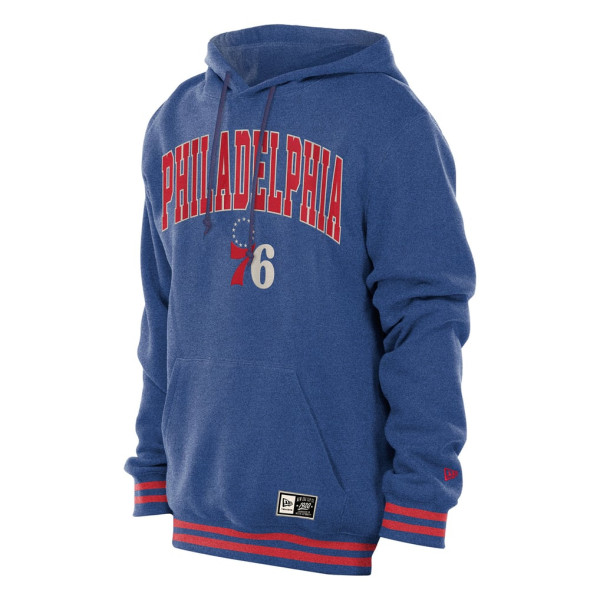 Толстовка Philadelphia 76ers New Era Royal Throwback Applique Logo