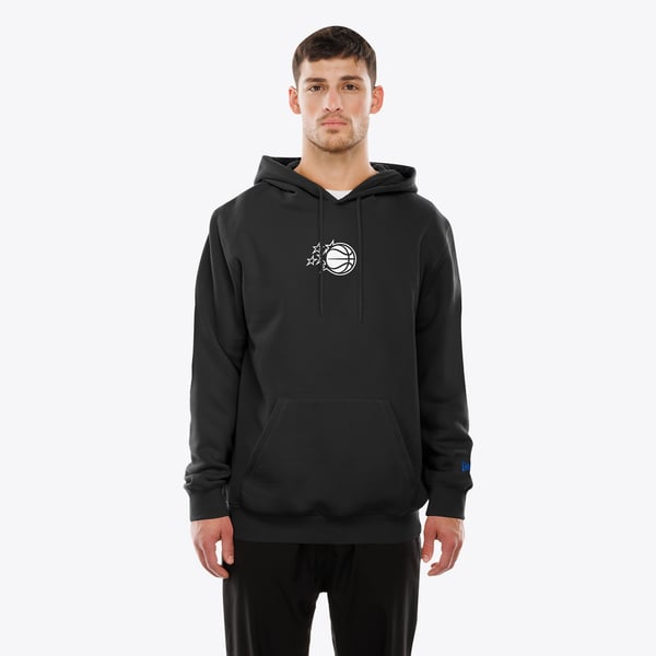 Толстовка Orlando Magic New Era Black Front and Back Graphic