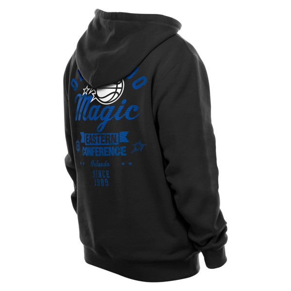 Толстовка Orlando Magic New Era Black Front and Back Graphic