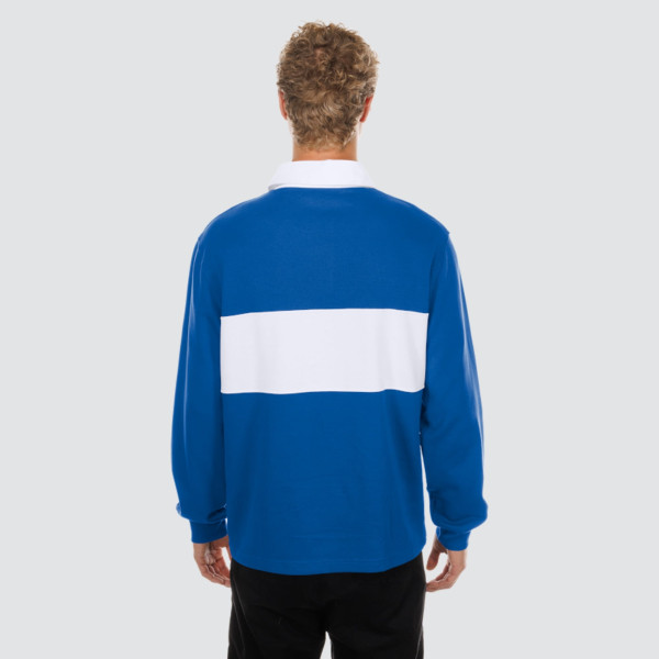 Поло Golden State Warriors New Era Royal Rugby Long Sleeve