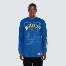 Футболка с длинным рукавом Golden State Warriors New Era Royal Tonal